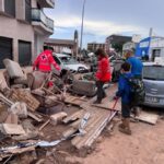 Voluntarios dando asistencia a los afectados por la DANA en la Comunidad Valenciana.